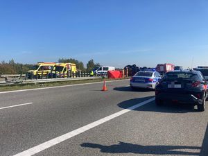 Wypadek na autostradzie