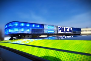 belka policyjnego radiowozu