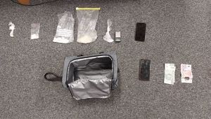 Na zdjęciu zabezpieczone narkotyki.