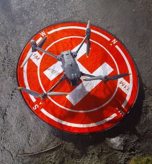 Na zdjęciu policyjny dron.