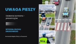 Zdjęcie z działań "Bezpieczny pieszy".
