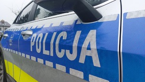 Na zdjęciu policyjny radiowóz.