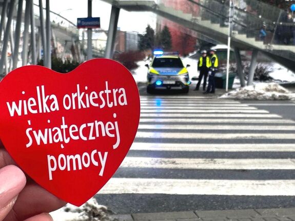 Policjanci zabezpieczali 34. Finał Wielkiej Orkiestry Świątecznej Pomocy.