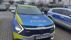 Na zdjęciu policyjny radiowóz.