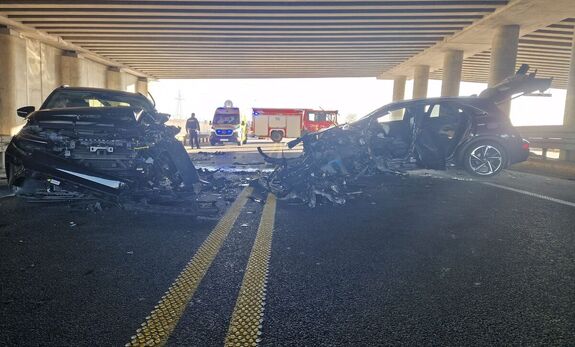 Zdjęcie ze zdarzenia drogowego na drodze S19.