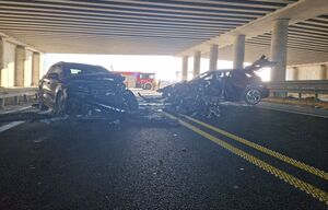 Zdjęcie ze zdarzenia drogowego na drodze S19.