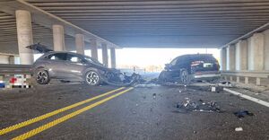 Zdjęcie ze zdarzenia drogowego na drodze S19.