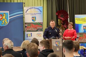 Na zdjęciu Zastępca Komendanta Miejskiego Policji w Rzeszowie podinsp. Maciej Gawryś.