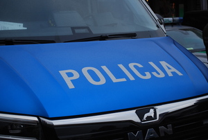 Na zdjęciu policyjny radiowóz.