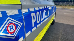 Na zdjęciu policyjny radiowóz.