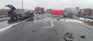 Zdjęcia z miejsca zdarzenia