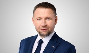 Na zdjęciu Minister Spraw Wewnętrznych i Administracji Marcin Kierwiński.