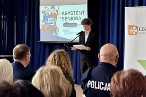 Na zdjęciu uczeń IV Liceum Ogólnokształcącego w Rzeszowie.