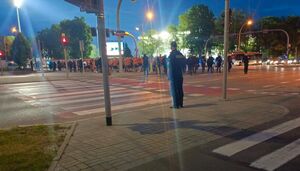 Policjanci zabezpieczali mecz pomiędzy Resovią Rzeszów i KSZO 1929 Ostrowiec Świętokrzyski