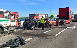 Popołudniowy wypadek na S19 w Jasionce – 5 osób trafiło do szpitala