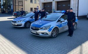 Policjanci oddali hołd tragicznie zmarłemu na służbie Koledze.