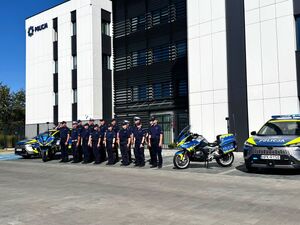Policjanci oddali hołd tragicznie zmarłemu na służbie Koledze.